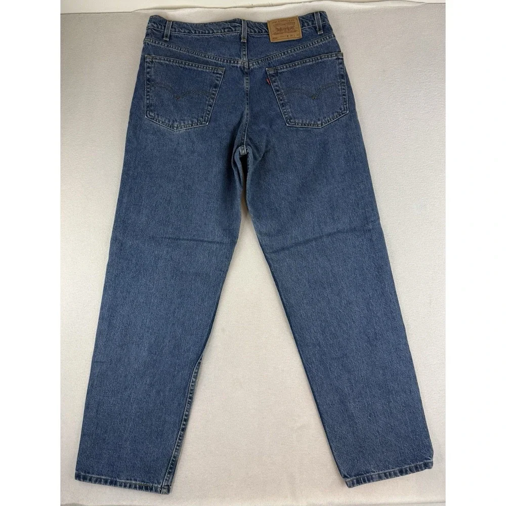 Vintage Levi's 550 Mens 38x32 Relaxed Fit USA 90's Blue Jeans Made In USA‎